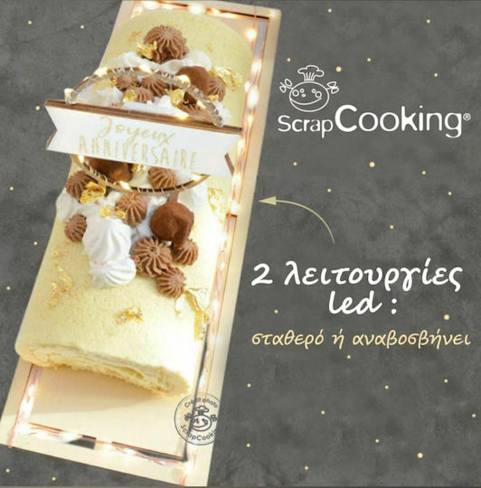 Scrap Cooking Βάση Τούρτας Ξύλινη 30x12cm APLSCC-4951