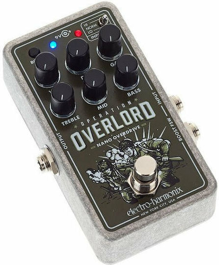 Electro-Harmonix Nano Operation Overlord Πετάλι Effect Distortion / Over­drive Ηλεκτρικής Κιθάρας και Ηλεκτρικού Μπάσου
