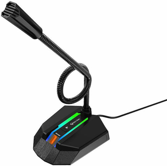 Meetion MT-MC15 Микрофон USB Gooseneck в Черен Цвят