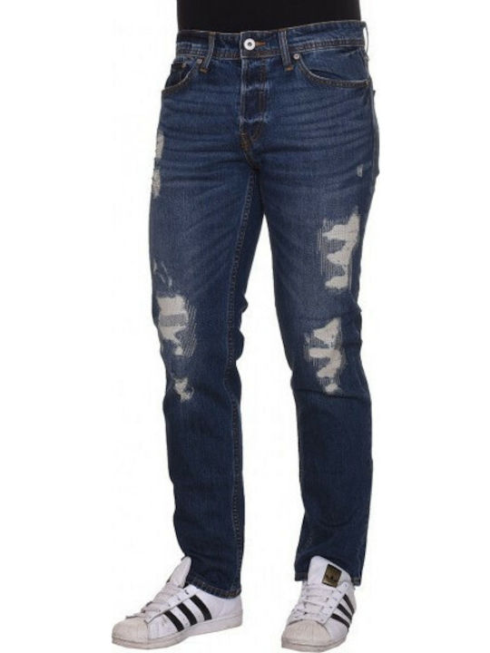 Jack & Jones Men's Denim Trousers Slim Fit Blue