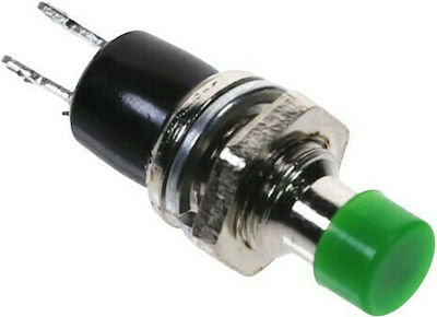 On-Off switch Pushbutton 7mm Green 1pcs