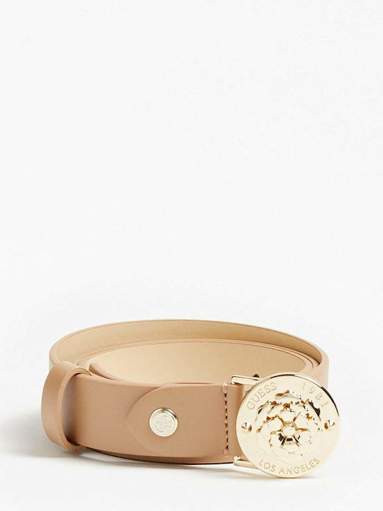 Lida BW7497VIN30 Women's Belt Beige