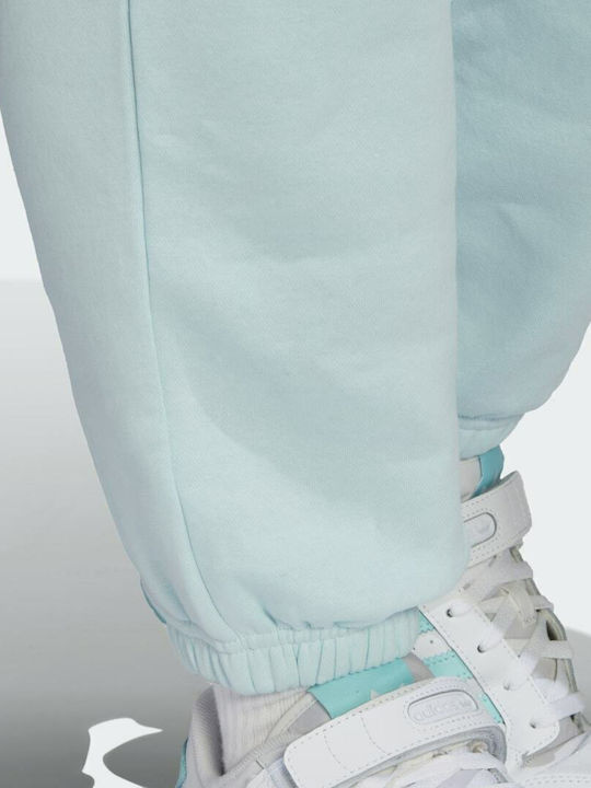 Ψηλόμεσο Παντελόνι Φόρμας με Λάστιχο Fleece Μπλε