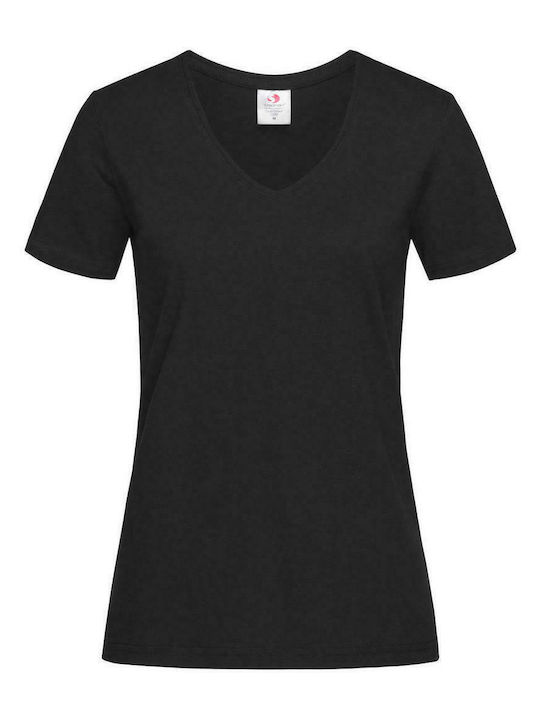 Stedman Classic-T Women's Short Sleeve Promotional T-Shirt Black Opal