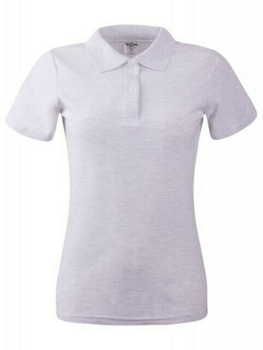 Keya Women's Short Sleeve Promotional Blouse White