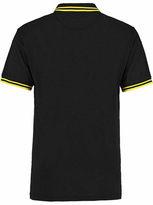 Kustom Kit KK409 Men's Black / Yellow T-Shirt