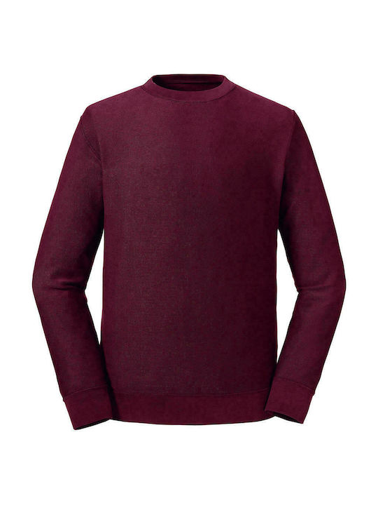 Russell Europe Werbe-Hoodie in Burgundisch Farbe