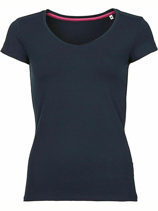 Stedman Claire Women's Short Sleeve Promotional T-Shirt Marina Blue ST9710-MAB