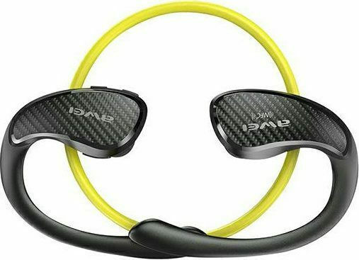 Awei A881BL In-ear Bluetooth Handsfree Ακουστικά με Αντοχή στον Ιδρώτα Κίτρινα
