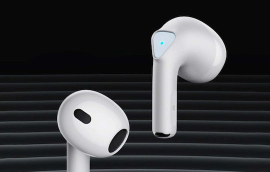 Lenovo LP80 In-ear Bluetooth Handsfree Earphones with Sweat Resistance and Charging Case White