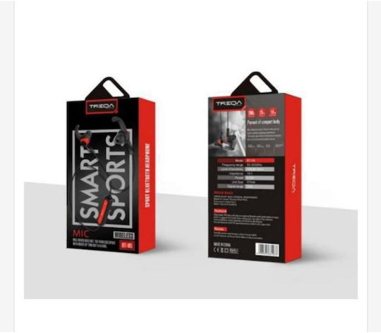Treqa BT-05 In-Ear Bluetooth-Freisprecheinrichtung Kopfhörer Schwarz