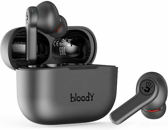 A4Tech M30 In-ear Bluetooth Handsfree Ακουστικά με Αντοχή στον Ιδρώτα και Θήκη Φόρτισης Μαύρα