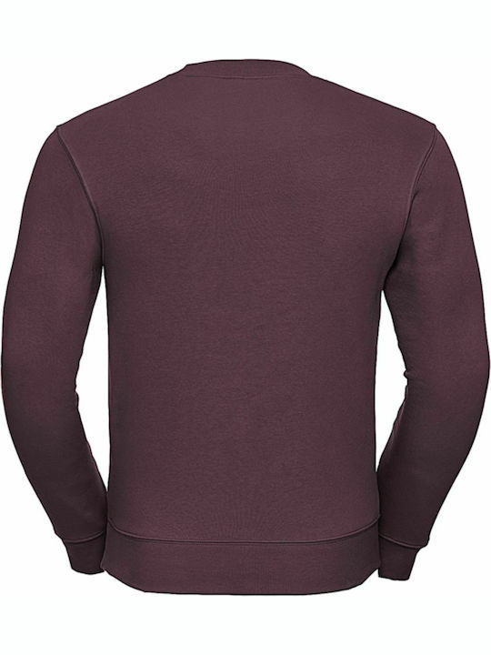 Russell Europe Men's Long Sleeve Promotional Sweatshirt Burgundy