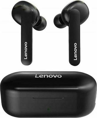 Lenovo HT28 In-Ear Bluetooth Freisprecheinrichtung Kopfhörer mit Schweißbeständigkeit und Ladehülle Schwarz