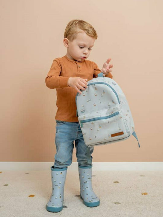 Kids Wellies Sailors Bay Light Blue