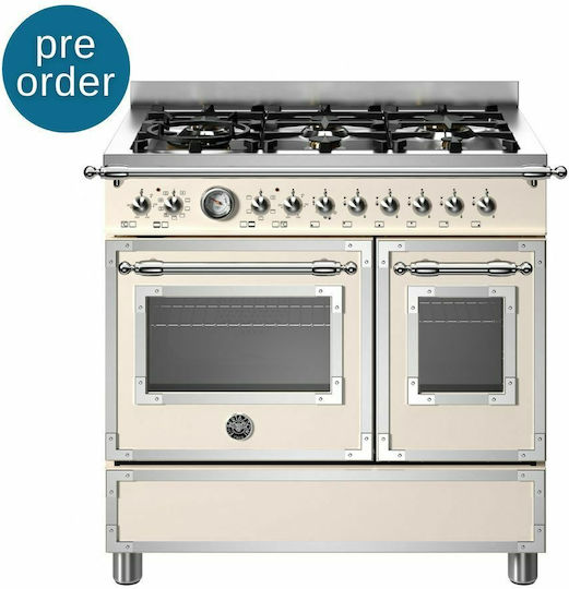 Bertazzoni Комерсиална готварска печка HER96L2EAVT