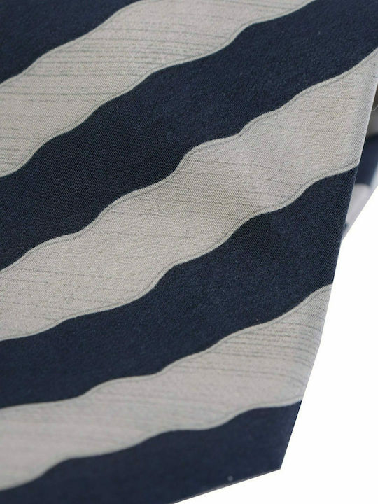 Giorgio Armani Ανδρική Γραβάτα Μεταξωτή με Σχέδια σε Γκρι Χρώμα