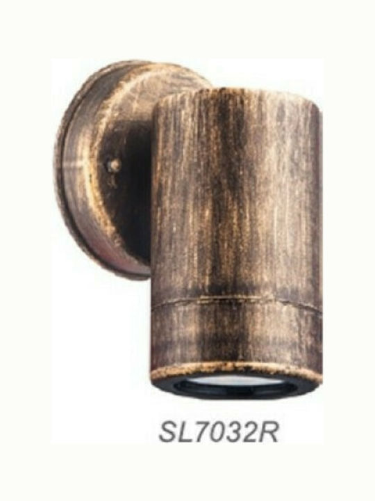 Aca SL7032 Wall-Mounted Outdoor Spot GU10 IP44 6x8.7x12cm