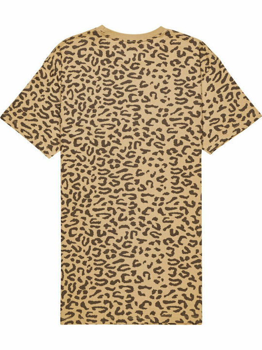 Szyget Women's T-shirt Animal Print Cheetos