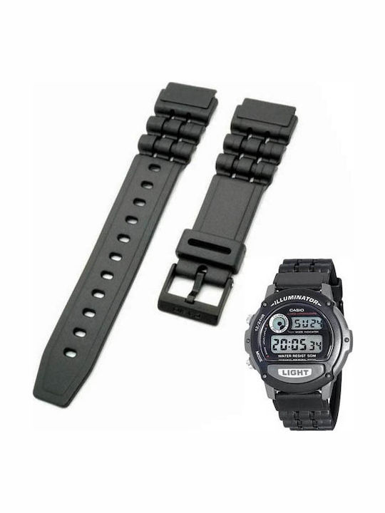 Casio Curea de cauciuc Negru 19mm Casio Curea de cauciuc Negru 19mm