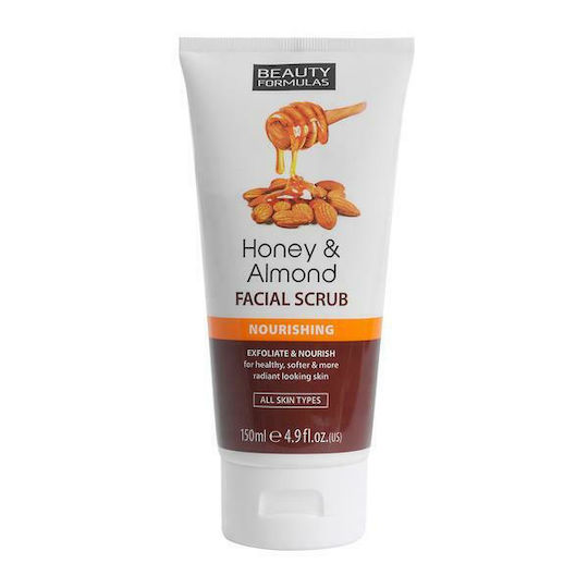 Beauty Formulas Gesichtspeeling Creme für Scrub 150ml