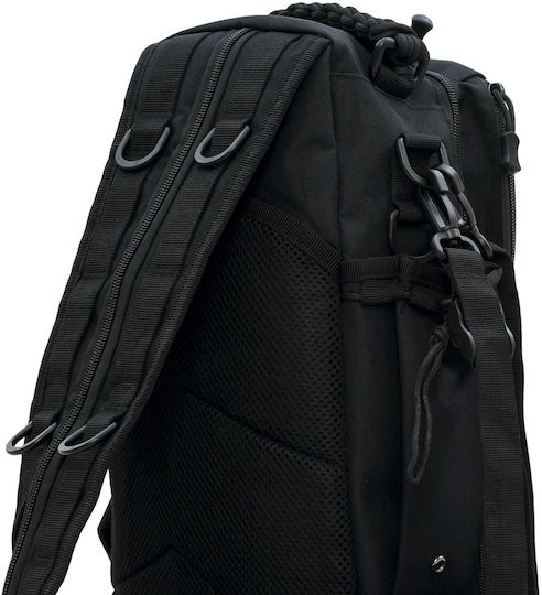 Mcan Military Backpack Backpack made of Polyester Black 20lt