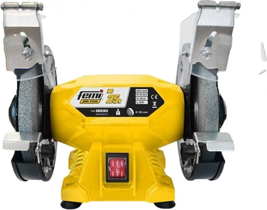 Femi Δίδυμος Τροχός Ø125mm BG 25N με Ισχύ 150 Watt