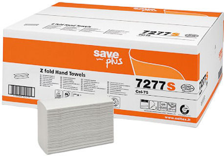 Plus Plus Hand Towels Z-Fold 2 Sheets White 25 x 120 Pack 7277S