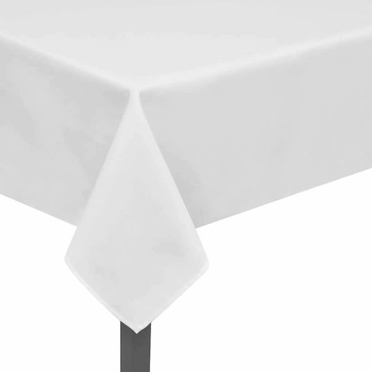 vidaXL Τablecloth White 130x130cm 5pcs