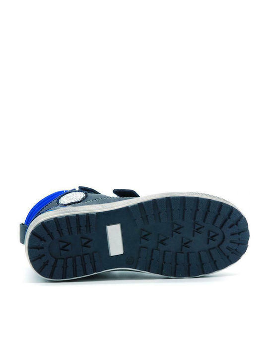Kinder Sneakers Hoch mit Klettverschluss Marineblau