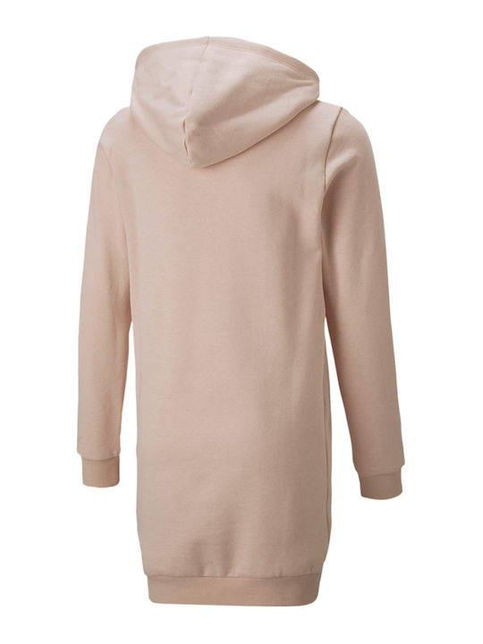 Puma Mädchenkleider Mädchen Kleid Langärmelig Beige