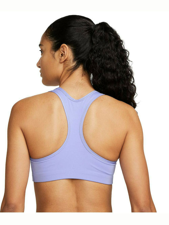 Nike Swoosh Women's Sports Bra without Padding Purple