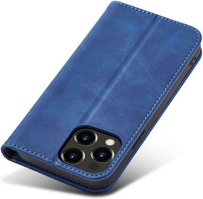 Hurtel Magnet Fancy Brieftasche Synthetisches Leder Blau (iPhone 13 Pro Max)