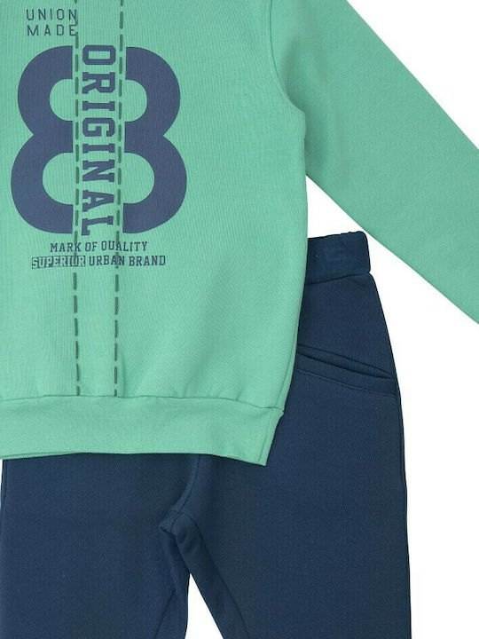 Funky Kids Sweatpants Set Green 2pcs Original