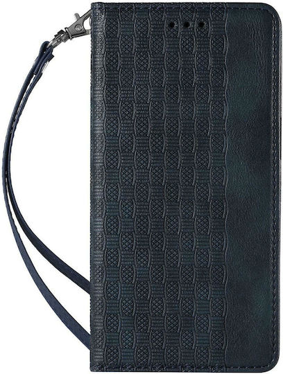 Hurtel Magnet Strap Портмоне Изкуствена кожа Син (Galaxy S22+ 5G)
