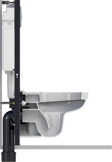 Wisa Pro 35 Eingebaut Kunststoff Toiletten-Spülung Rechteckig