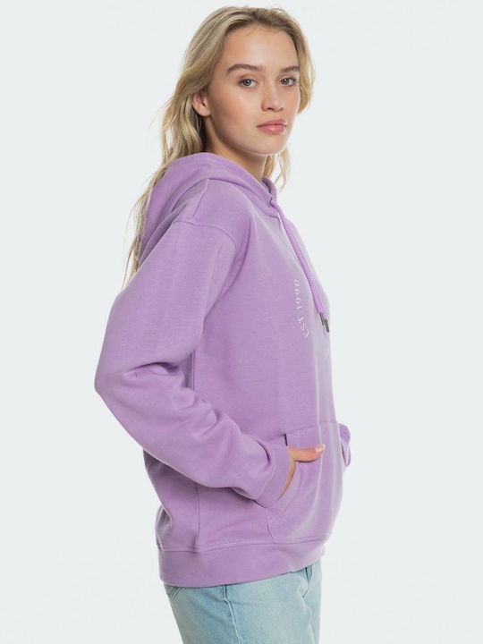 Surf Stoked Women's Sweatshirt Hooded Purple