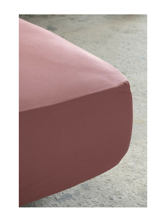 Nima Sheet King Size 270x280cm. Unicolors Wine Red