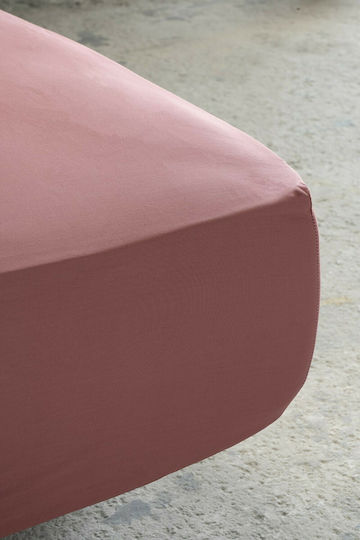 Nima Unicolors Σεντόνι King Size 270x280εκ. Wine Red