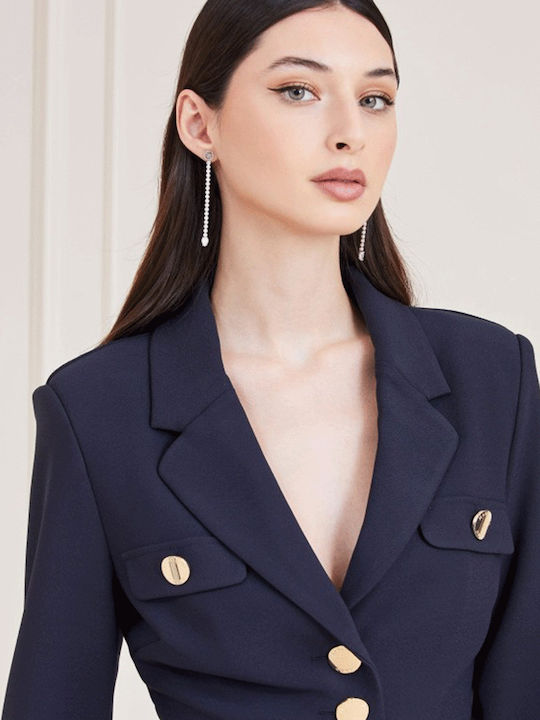 Guess 2YGN056869Z Short Women's Blazer Navy Blue