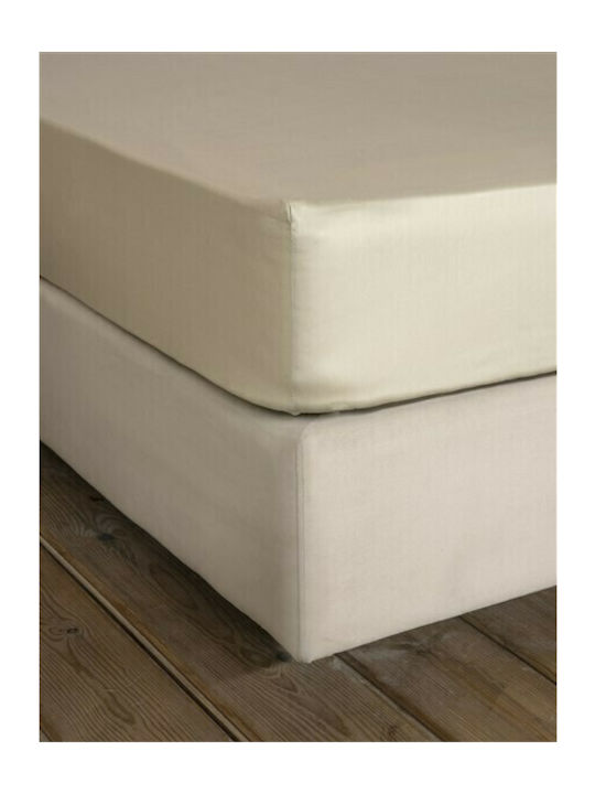 Nima Sheet for Single Bed 160x260cm. Superior Beige