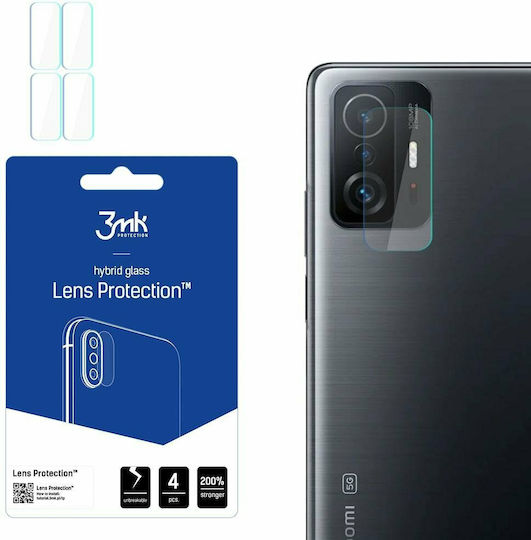 3MK Flexible Glass Camera Protection Tempered Glass Transparent for the Xiaomi 11T / 11T Pro