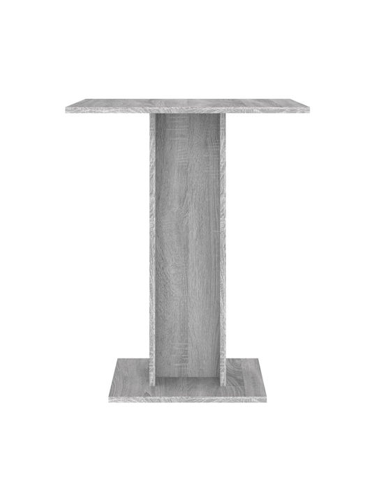 Bistro Table Kitchen Wooden Gray 60x60x75cm
