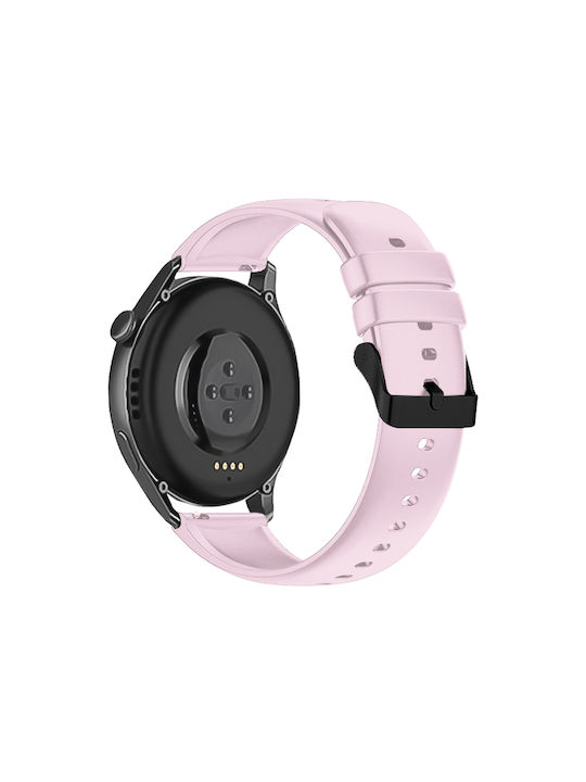 Hurtel Strap One Curea Silicon Roz (Huawei Watch GT/GT Pro 2/3/4/5 / Ultimate 46mm)