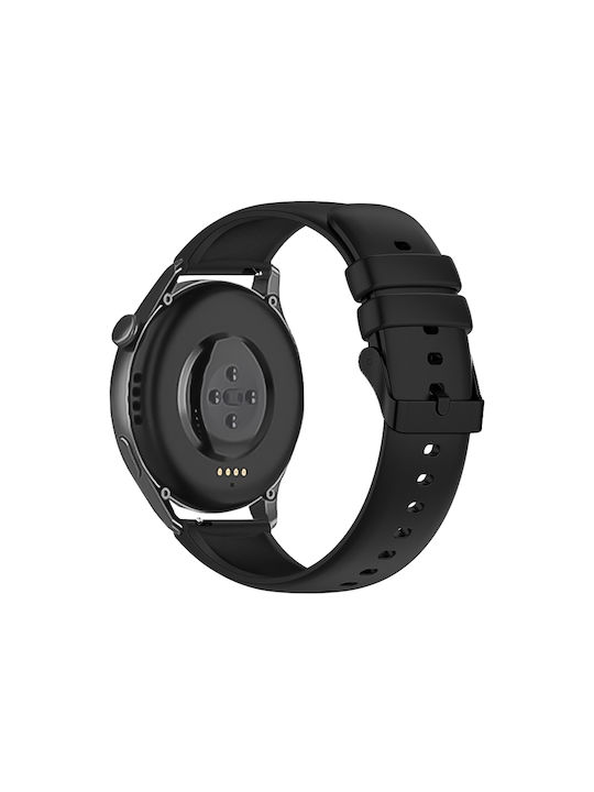 Hurtel Strap One Λουράκι Σιλικόνης Μαύρο (Huawei Watch GT3 (46mm))