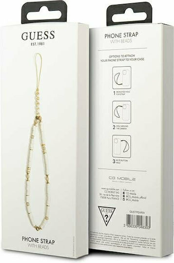 Guess Heishi Beads Handgelenkriemen Weiß GUE1810WHT