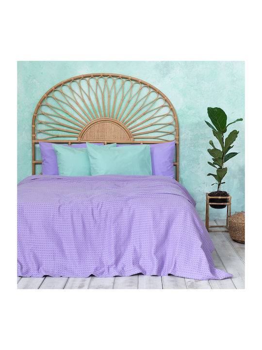 Nima Blanket Pique Queen 220x240cm Habit Lavender