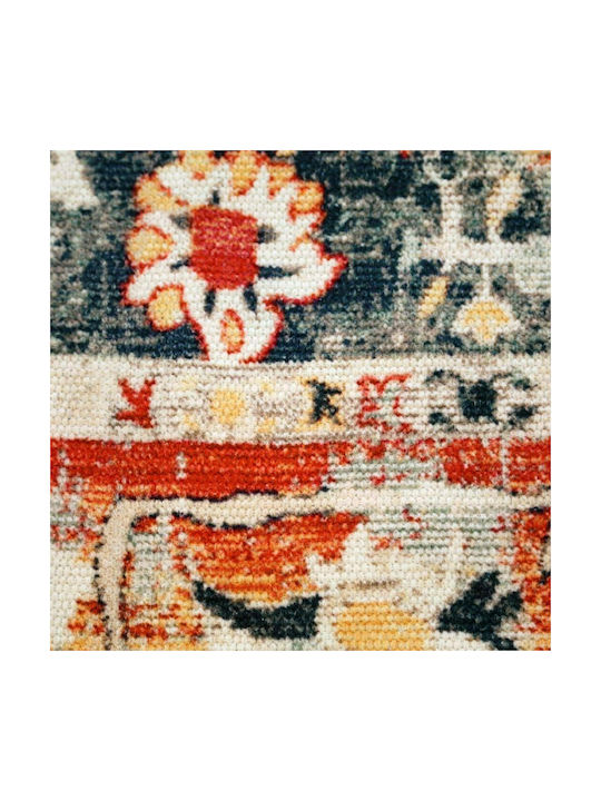 Synchronia Garden Anti-slip Rug Rectangular Cotton Earthy