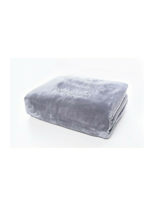 Pierre Cardin Nancy 545 Blanket Spanish Velvet Queen 220x240cm. PC-20151054551 Grey 51