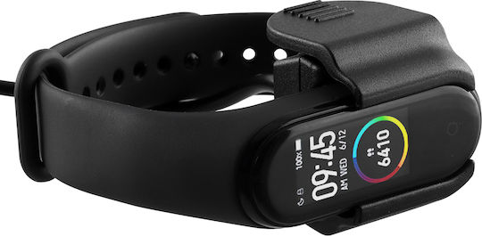 Volte-Tel Cablu de Încărcare USB Încărcător pentru Mi Band 5 / Mi Band 6 Negrus